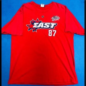 2009 Sidney Crosby NHL All Star East Shirt Size/L